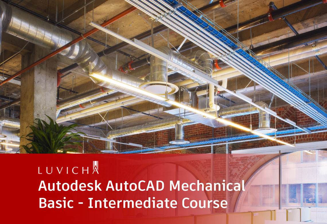 คอร์สเรียนออนไลน์ Autodesk AutoCAD งานเครื่องกล พื้นฐาน-กลาง (Autodesk AutoCAD Mechanical Basic - intermediate Online Course)